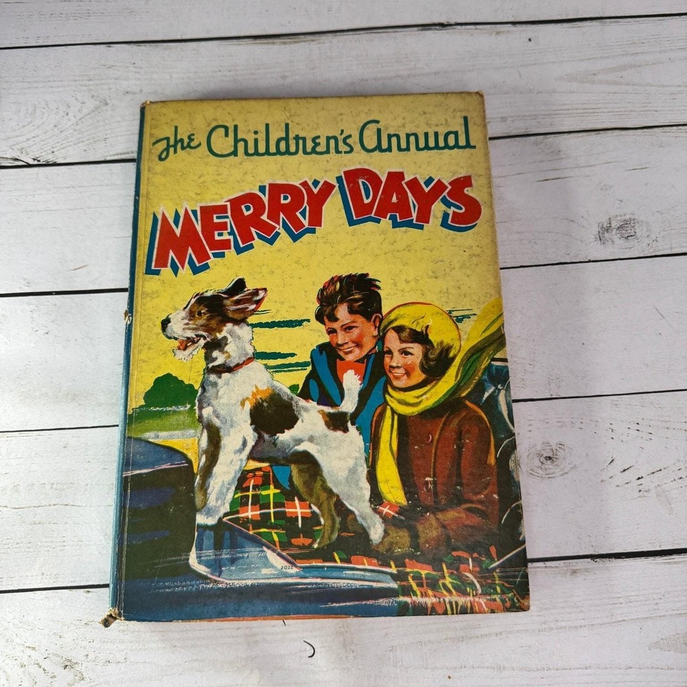 1936 Children's Annual Merry Days Whitman Sample Copy Vintage Illustrated